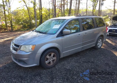 2013 Dodge Grand Caravan Sxt из США, поврежденный, VIN 2C4RDGCG6DR552885